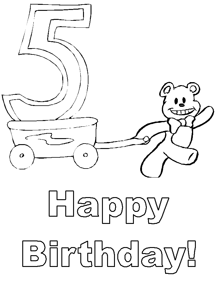 disegni compleanno da colorare