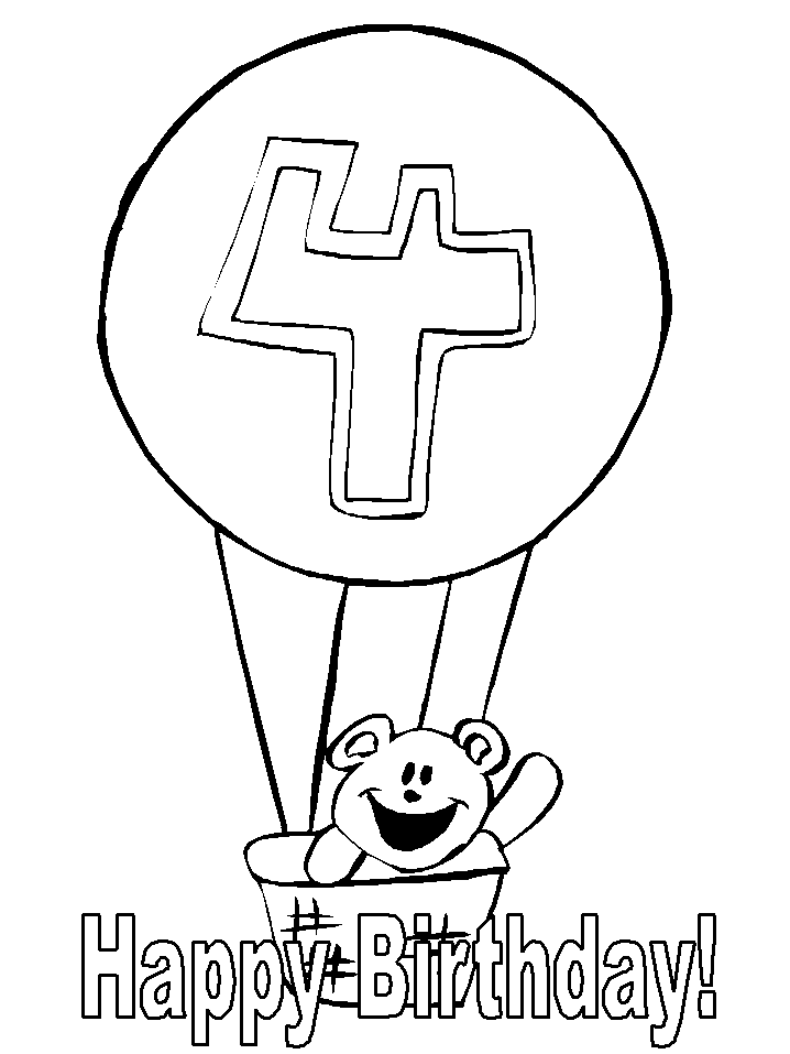 disegni compleanno da colorare
