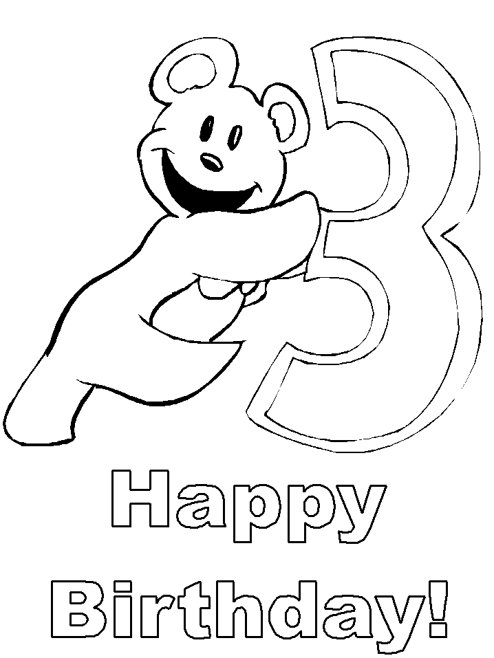disegni compleanno da colorare