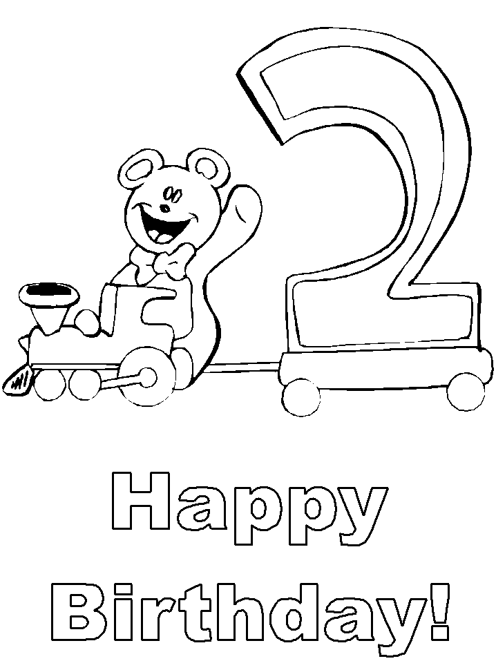 disegni compleanno da colorare