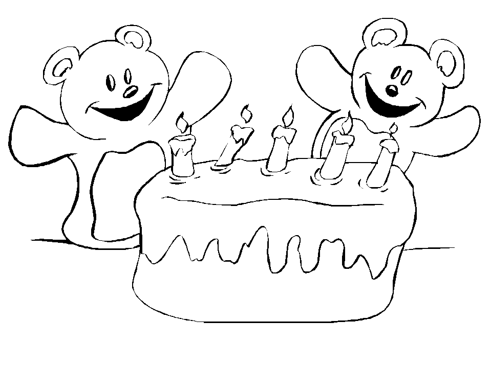 disegni compleanno da colorare