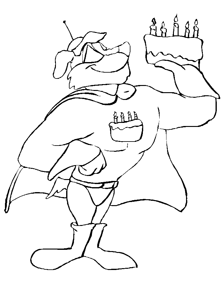 disegni compleanno da colorare