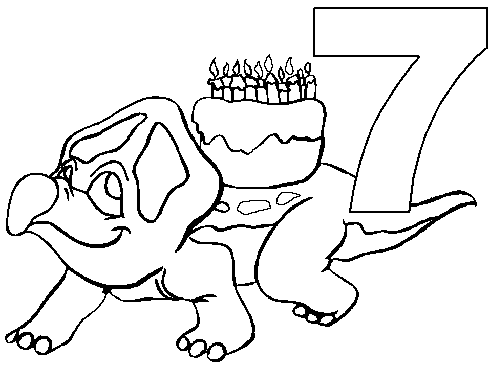 disegni compleanno da colorare