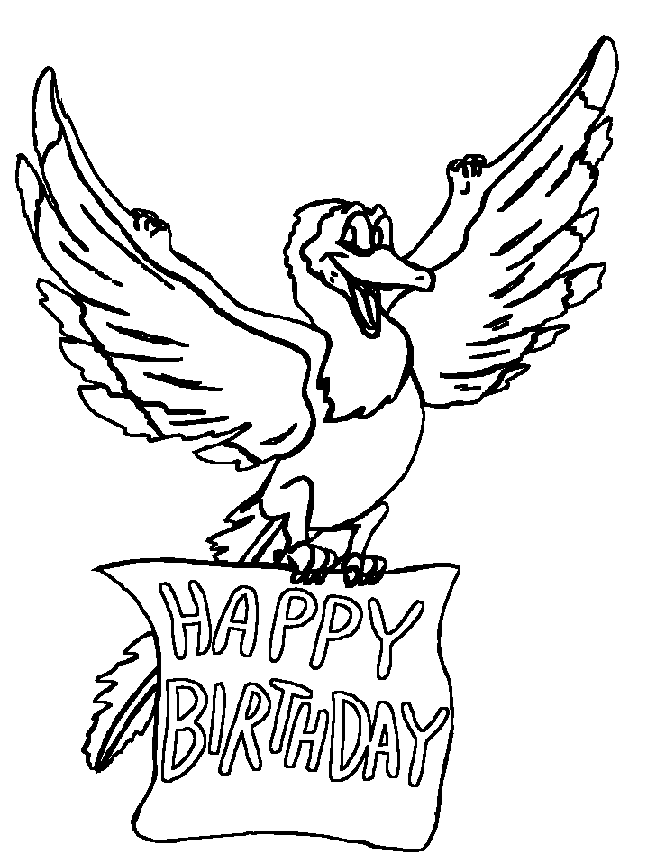 disegni compleanno da colorare