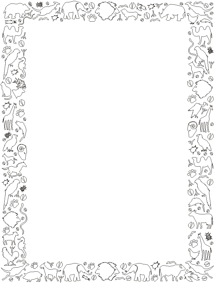 disegni cornici quadri da colorare