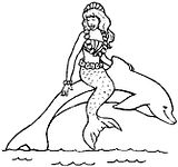 disegni delfini da colorare