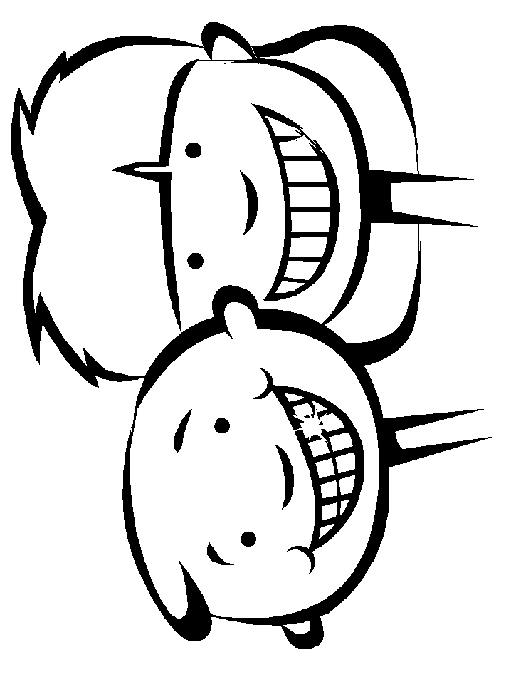 disegni denti da colorare