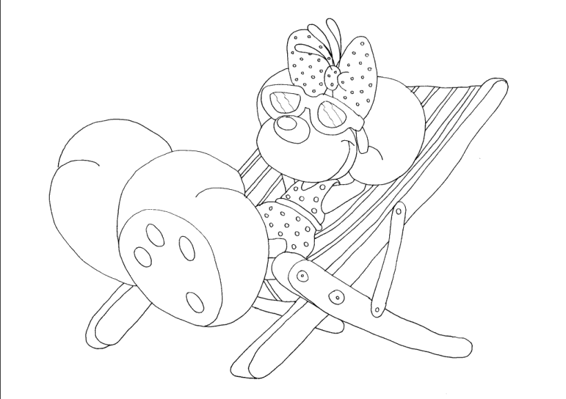 disegni diddlina da colorare