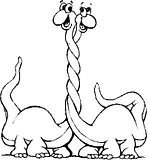disegni dinosauri da colorare