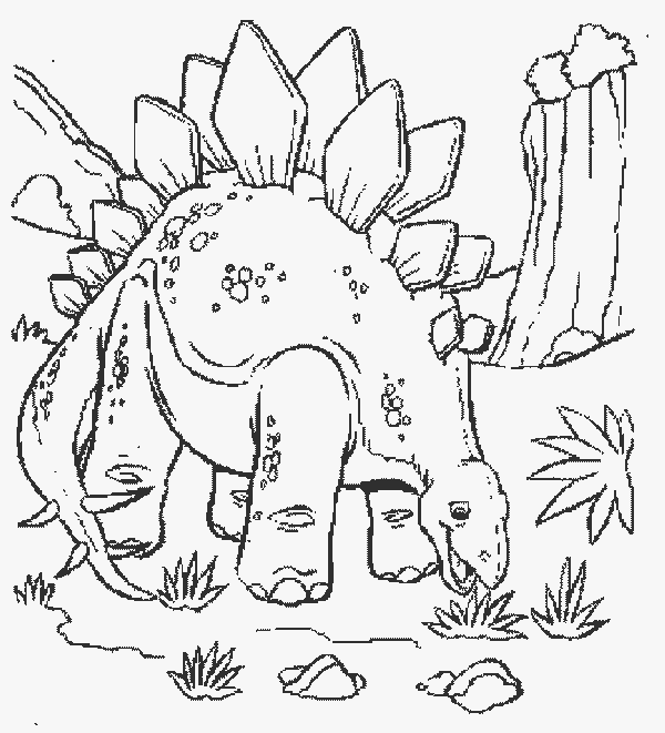 disegni dinosauri da colorare