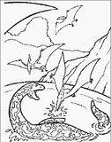 disegni dinosauri da colorare