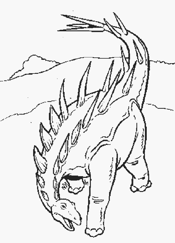 disegni dinosauri da colorare