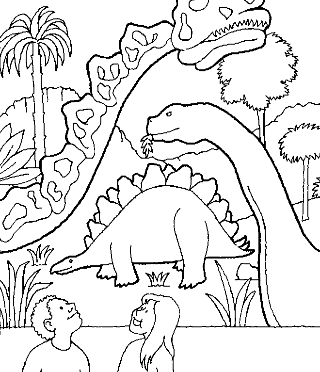 disegni dinosauri da colorare