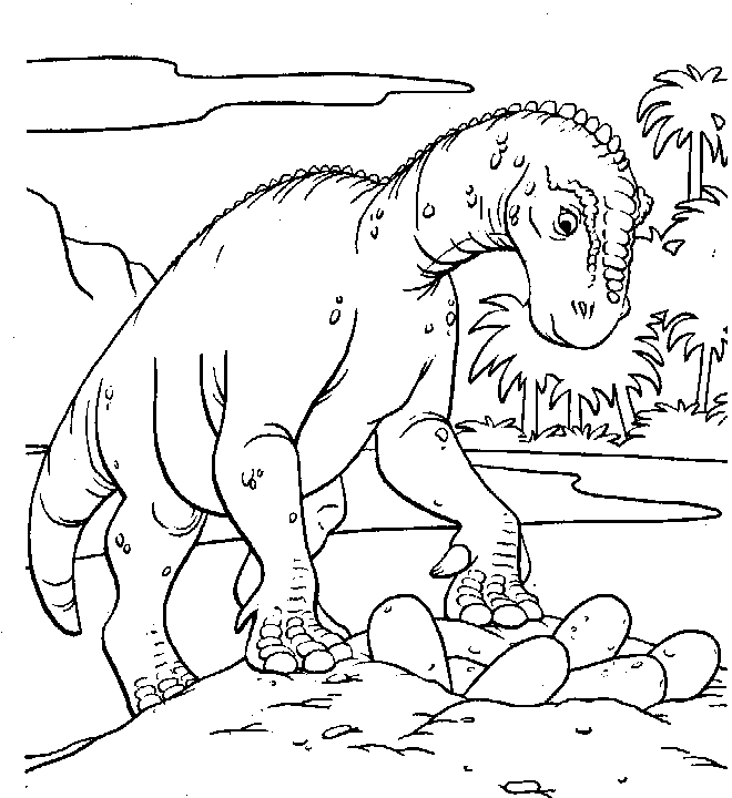 disegni dinosauri da colorare