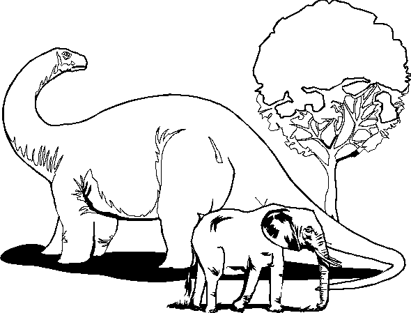 disegni dinosauri da colorare