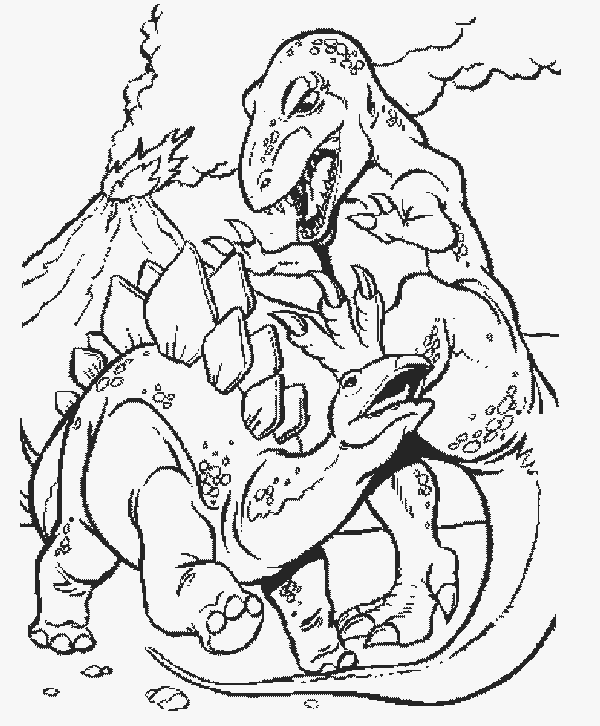 disegni dinosauri da colorare