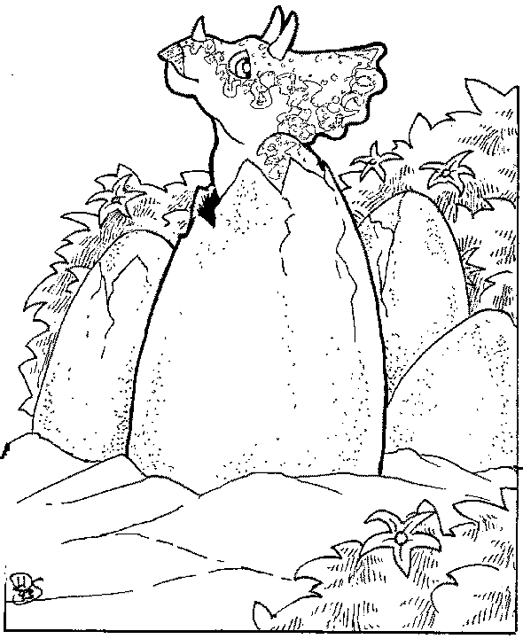 disegni dinosauri da colorare