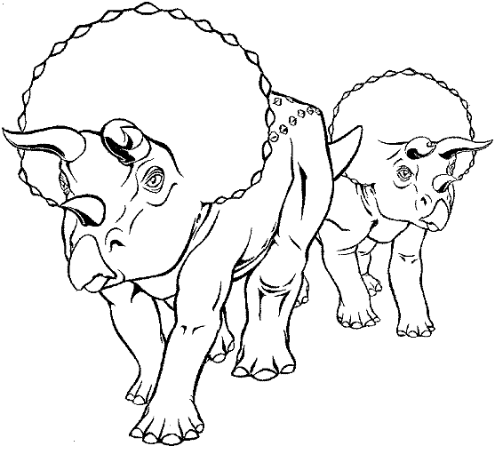 disegni dinosauri da colorare