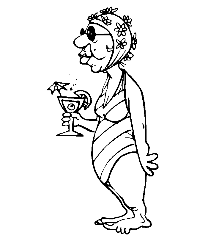 disegni donna da colorare