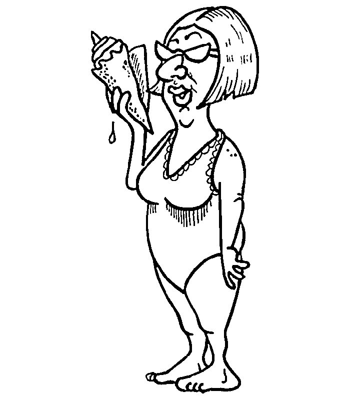 disegni donna da colorare