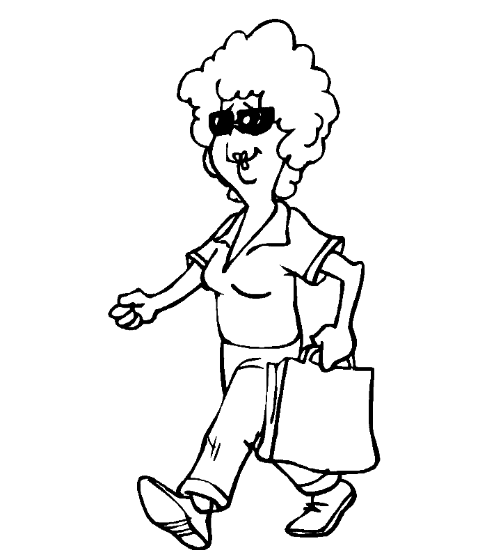 disegni donna da colorare