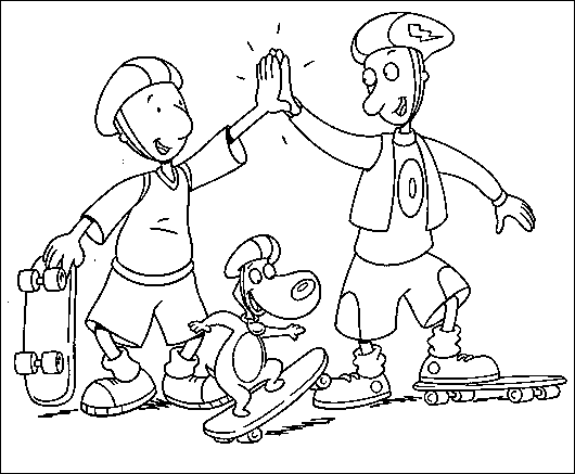disegni doug da colorare
