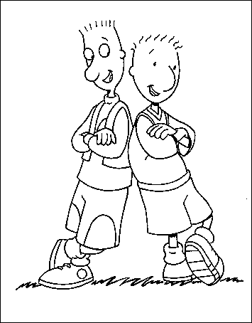 disegni doug da colorare