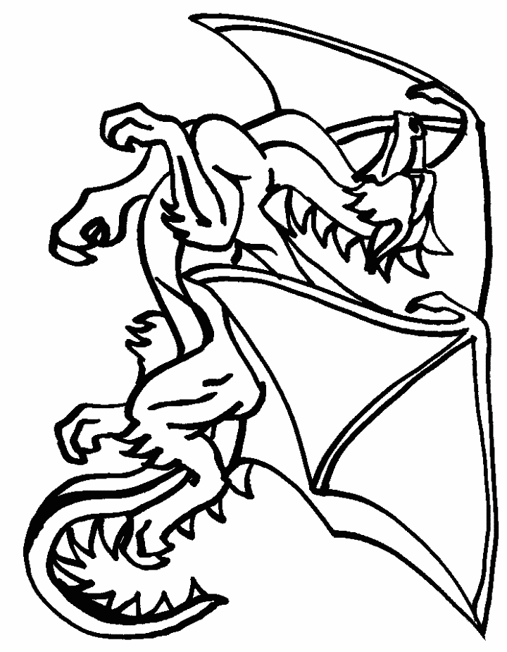 disegni draghi da colorare