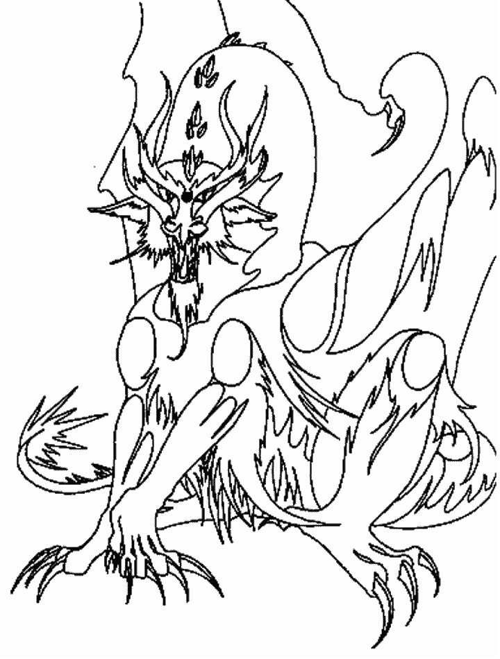 disegni draghi da colorare
