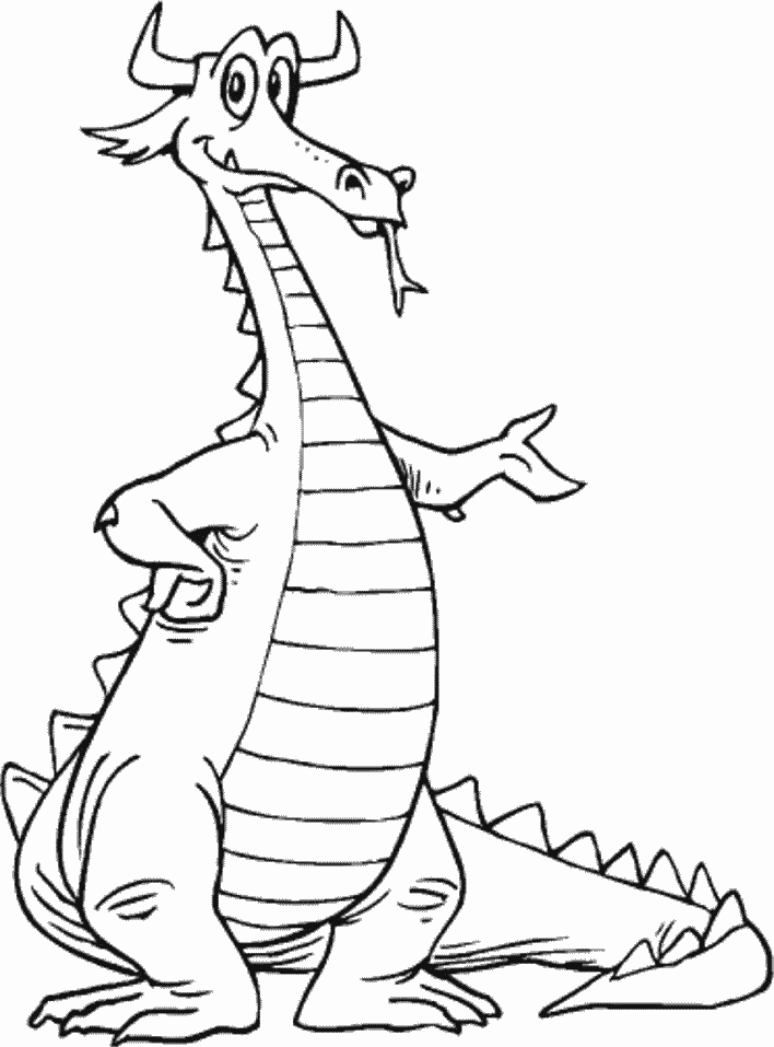 disegni draghi da colorare