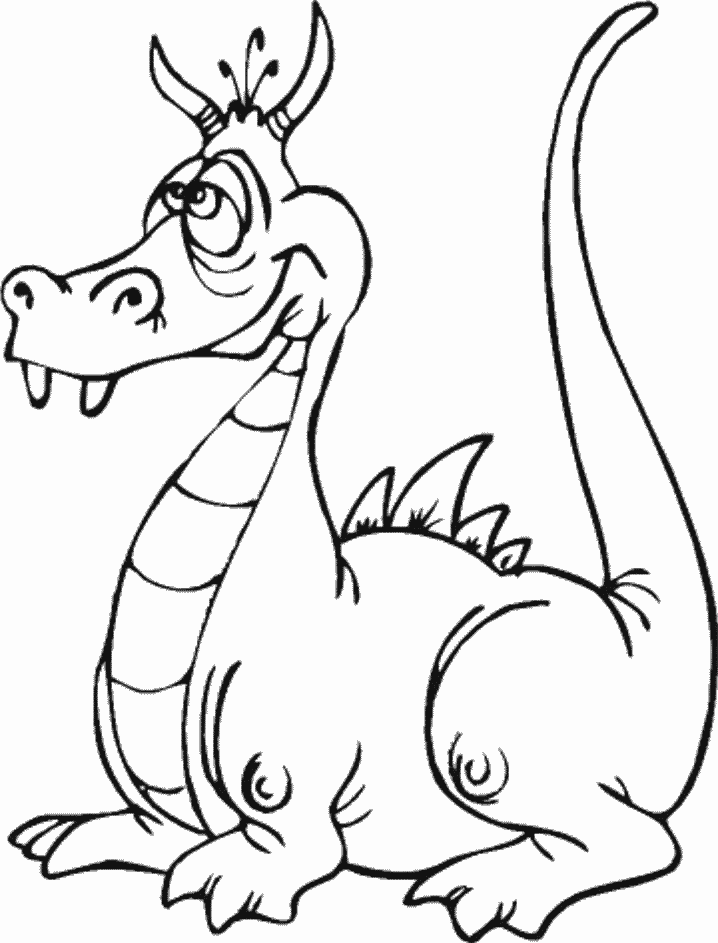 disegni draghi da colorare