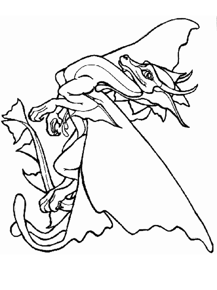 disegni draghi da colorare
