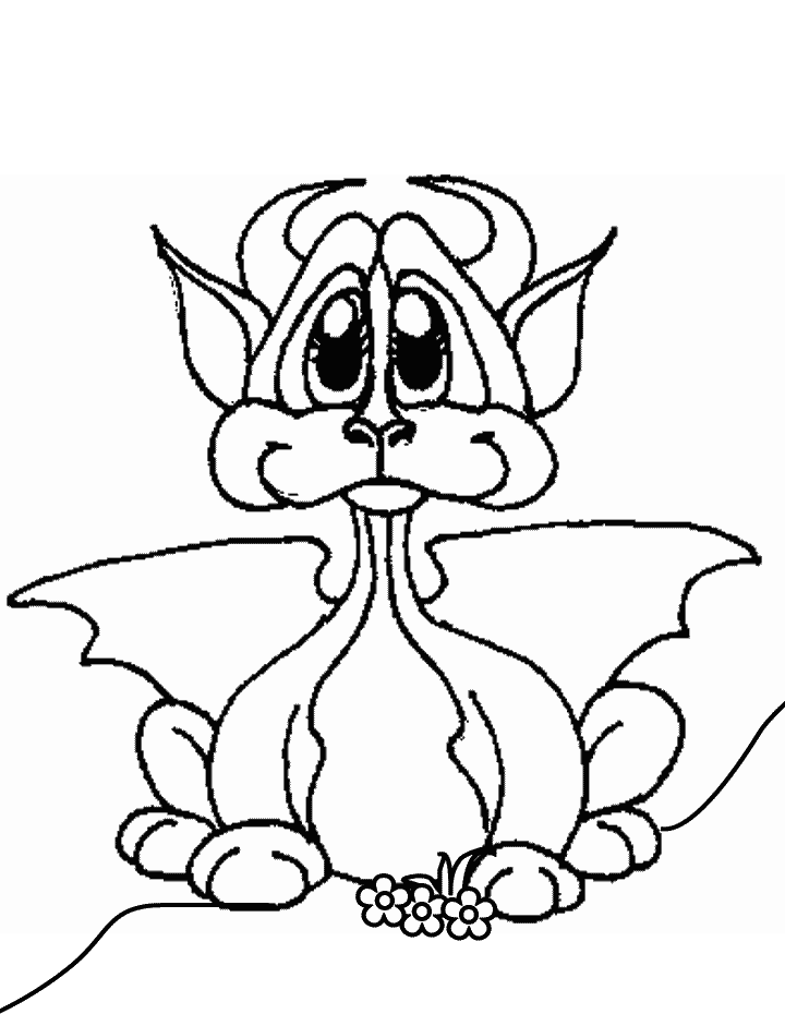 disegni draghi da colorare