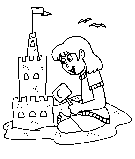 disegni estate da colorare