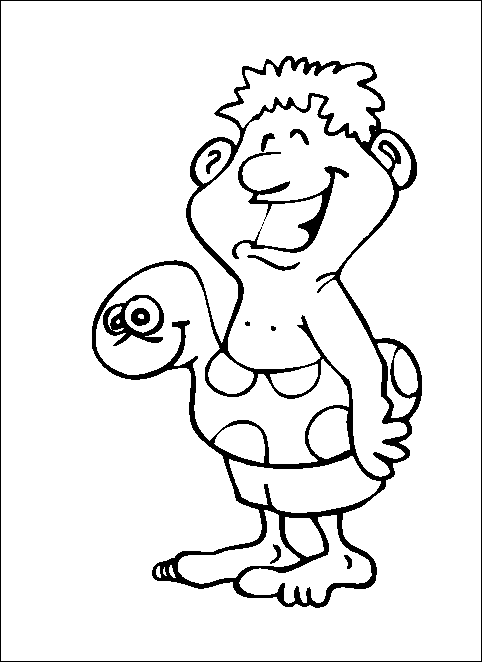 disegni estate da colorare