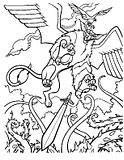 disegni excalibur da colorare