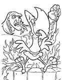disegni excalibur da colorare