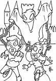 disegni fantasmi da colorare