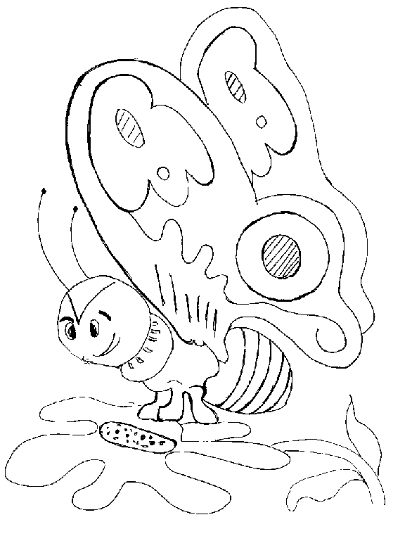 disegni farfalle da colorare