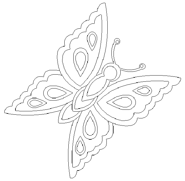 disegni farfalle da colorare