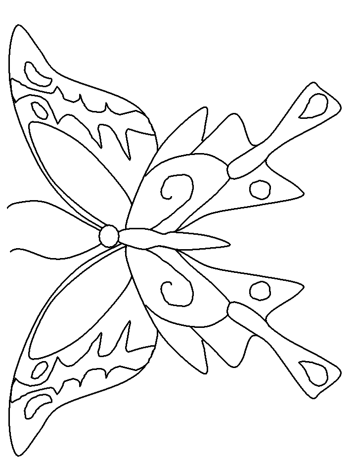 disegni farfalle da colorare