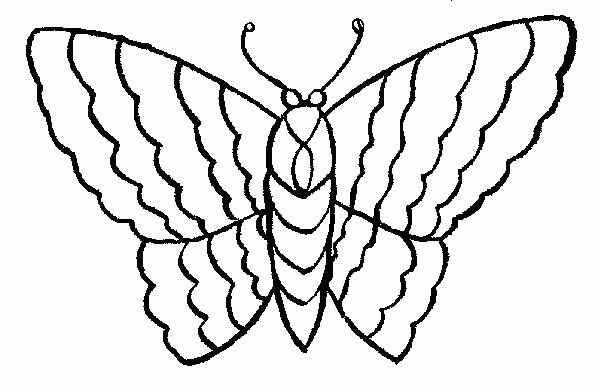 disegni farfalle da colorare