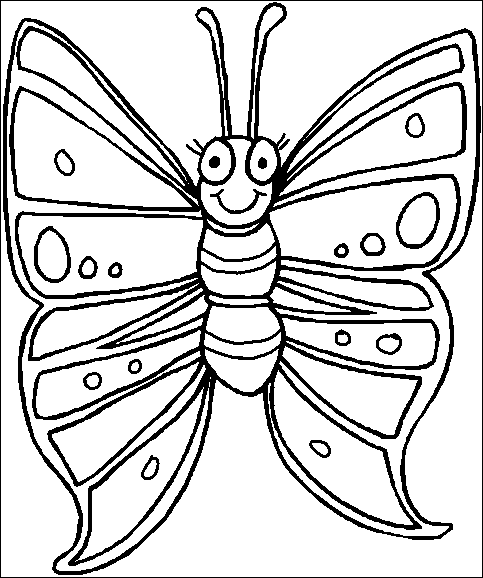 disegni farfalle da colorare