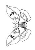 disegni farfalle da colorare