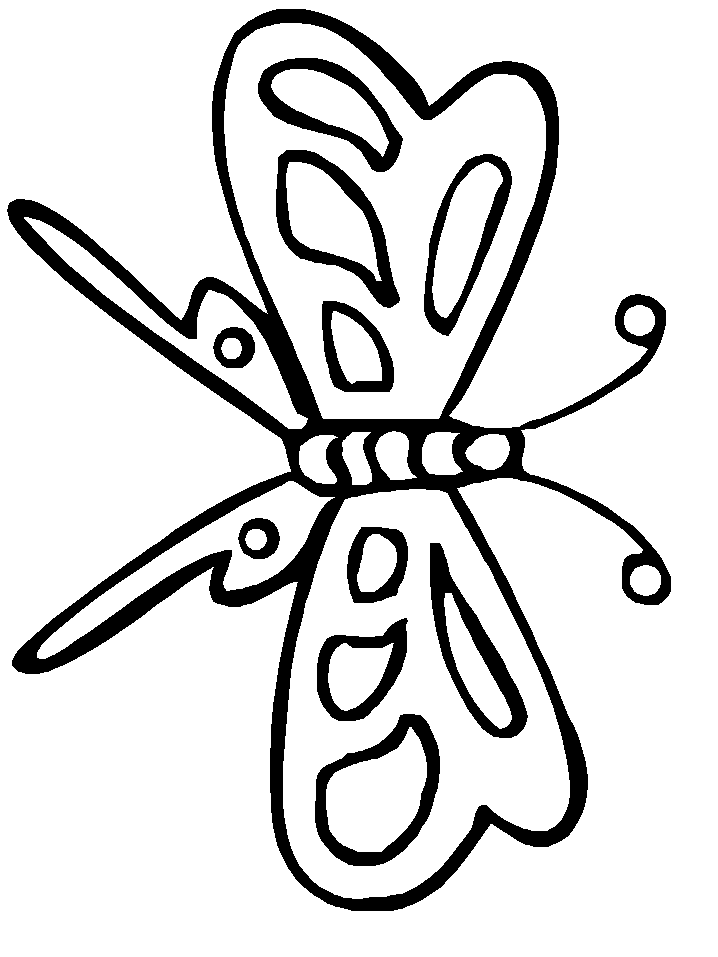 disegni farfalle da colorare