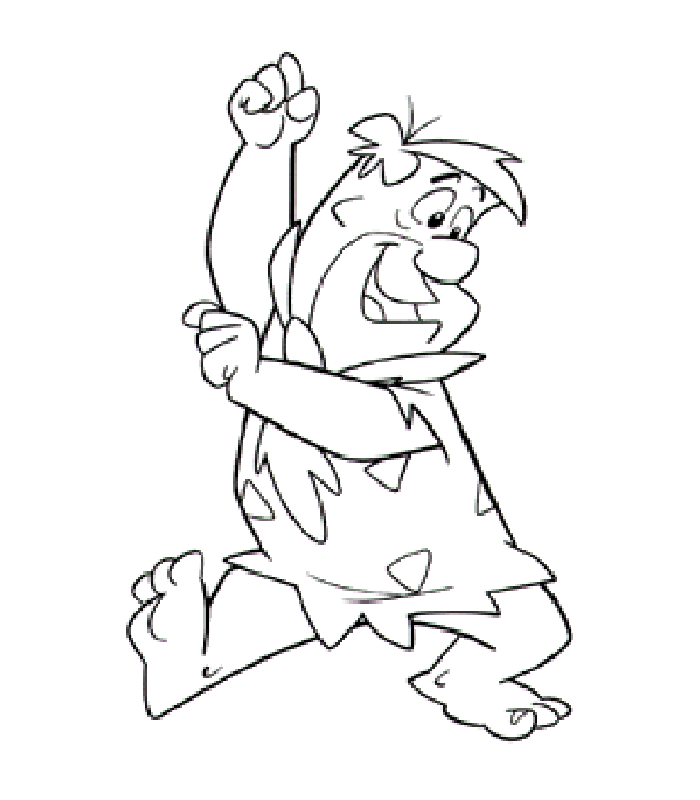 disegni flintstones da colorare