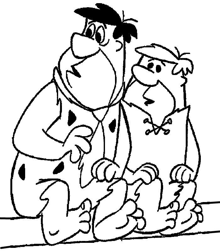 disegni flintstones da colorare