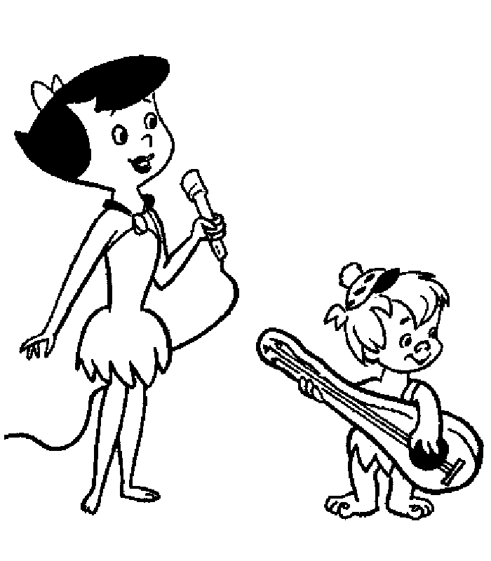disegni flintstones da colorare