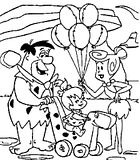 disegni flintstones da colorare