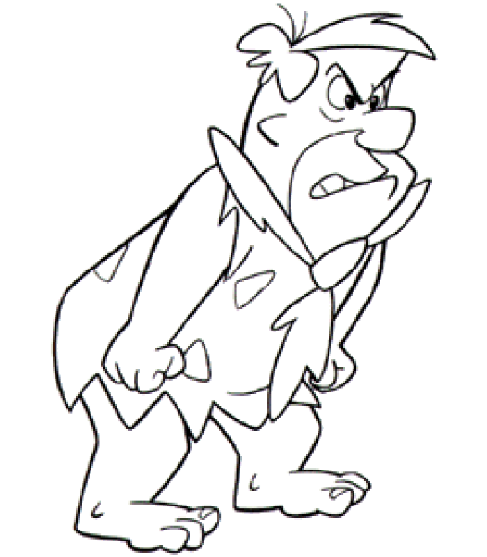 disegni flintstones da colorare